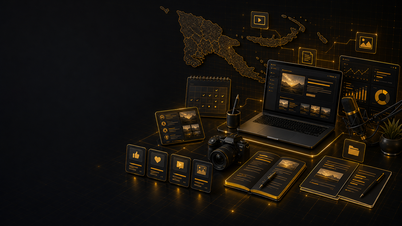 Content solutions in Papua New Guinea for SMEs, startups, NGOs and government agencies