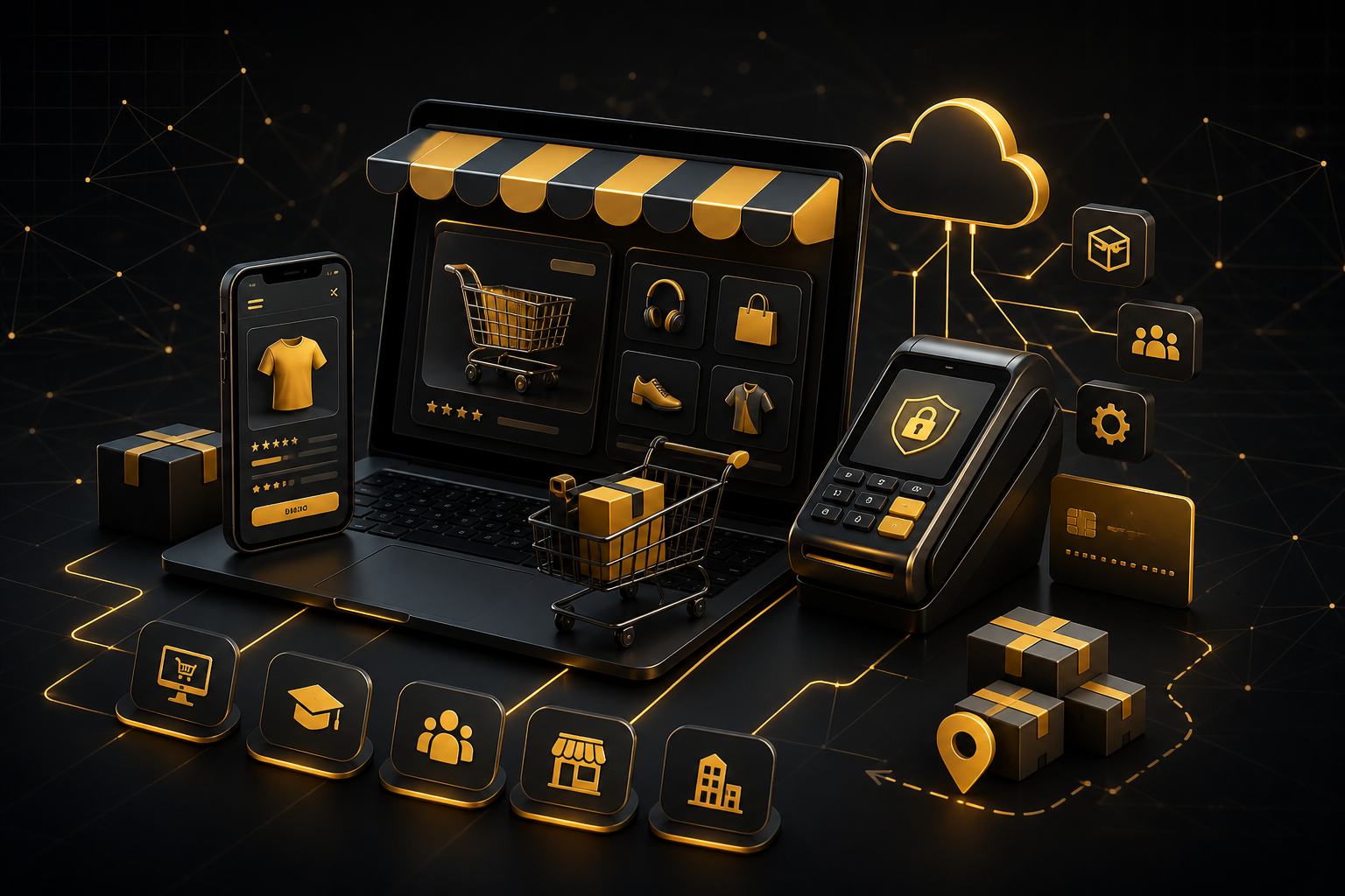 Ecommerce website development in Papua New Guinea with payment gateway and online store systems