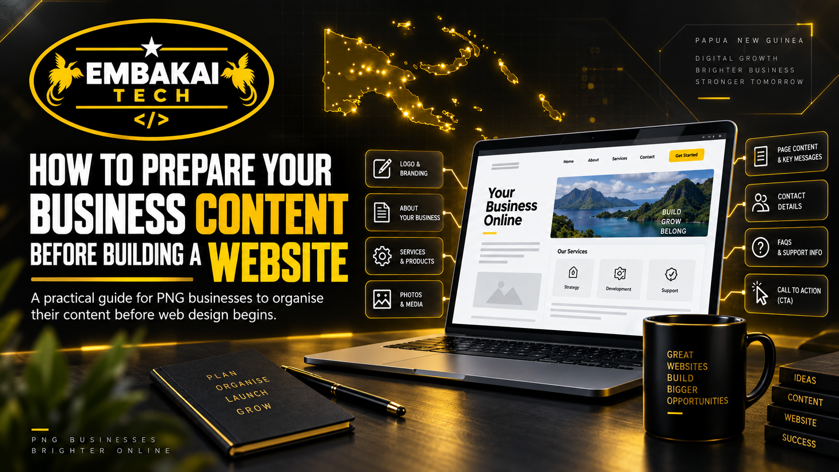 How to Prepare Your Business Content Before Building a Website article thumbnail