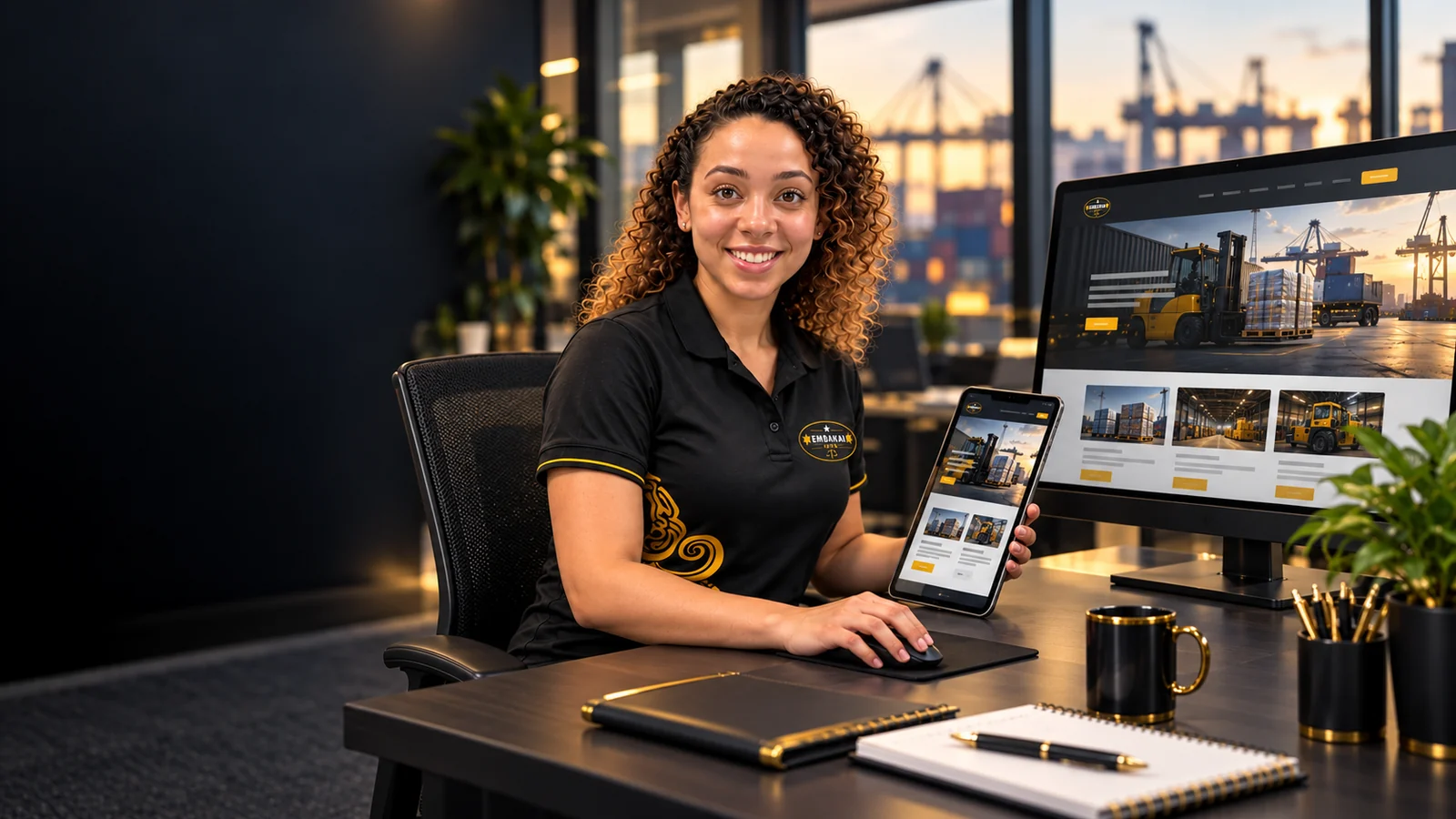 Embakai website design artwork for Morobe