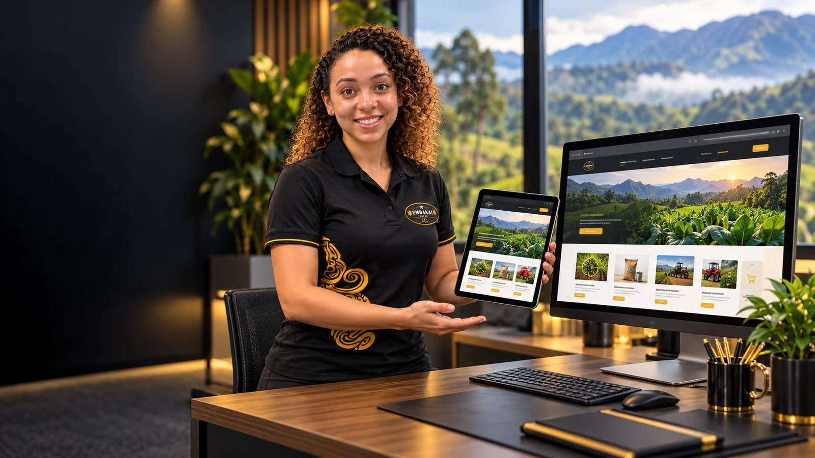 Embakai website design artwork for Western Highlands